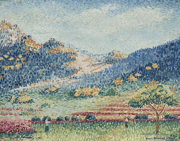 А. Кросс. Пейзаж с небольшими мавританскими горами. Ок. 1909